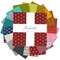 Vintage Cloth 10" Square Pack (Layer Cake / 10" Charm) by Sew Kind of Wonderful for Free Spirit (FB610SK.VINTAGE)